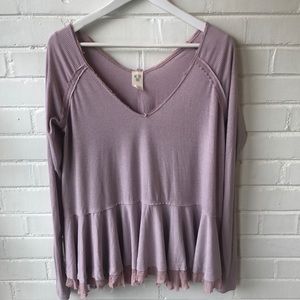 We the free babydoll jersey top